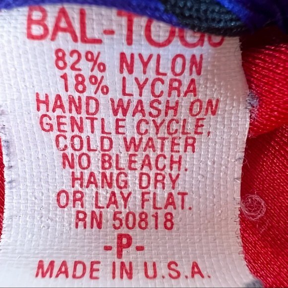 Bal Togs Red Racerback Sports Bra Size Petite Small (XS) - Picture 4 of 4